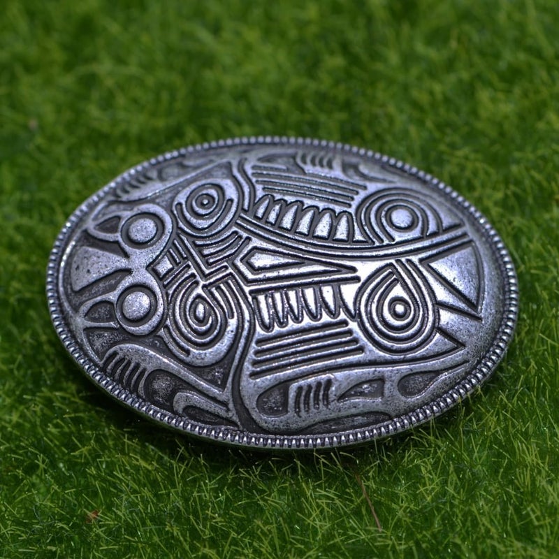 LANGHONG Norse Viking Brooch For Men Turtle Brooch Talisman Jewelry, Gift For Men - Image 5